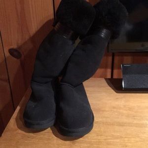 UGG tall black boots. Ladies 10